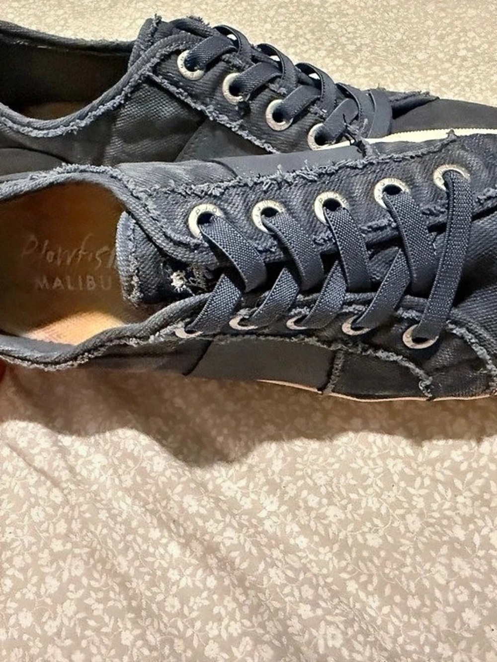 Blowfish Malibu Navy Canvas Sneakers US 11 W